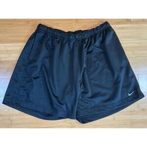 Vintage Nike Shorts XL Black Made in USA Swoosh Athletic Gym